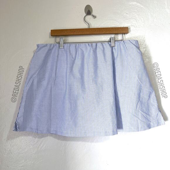 Djerf Avenue Blue and White Striped Tube Top - Picture 7 of 15